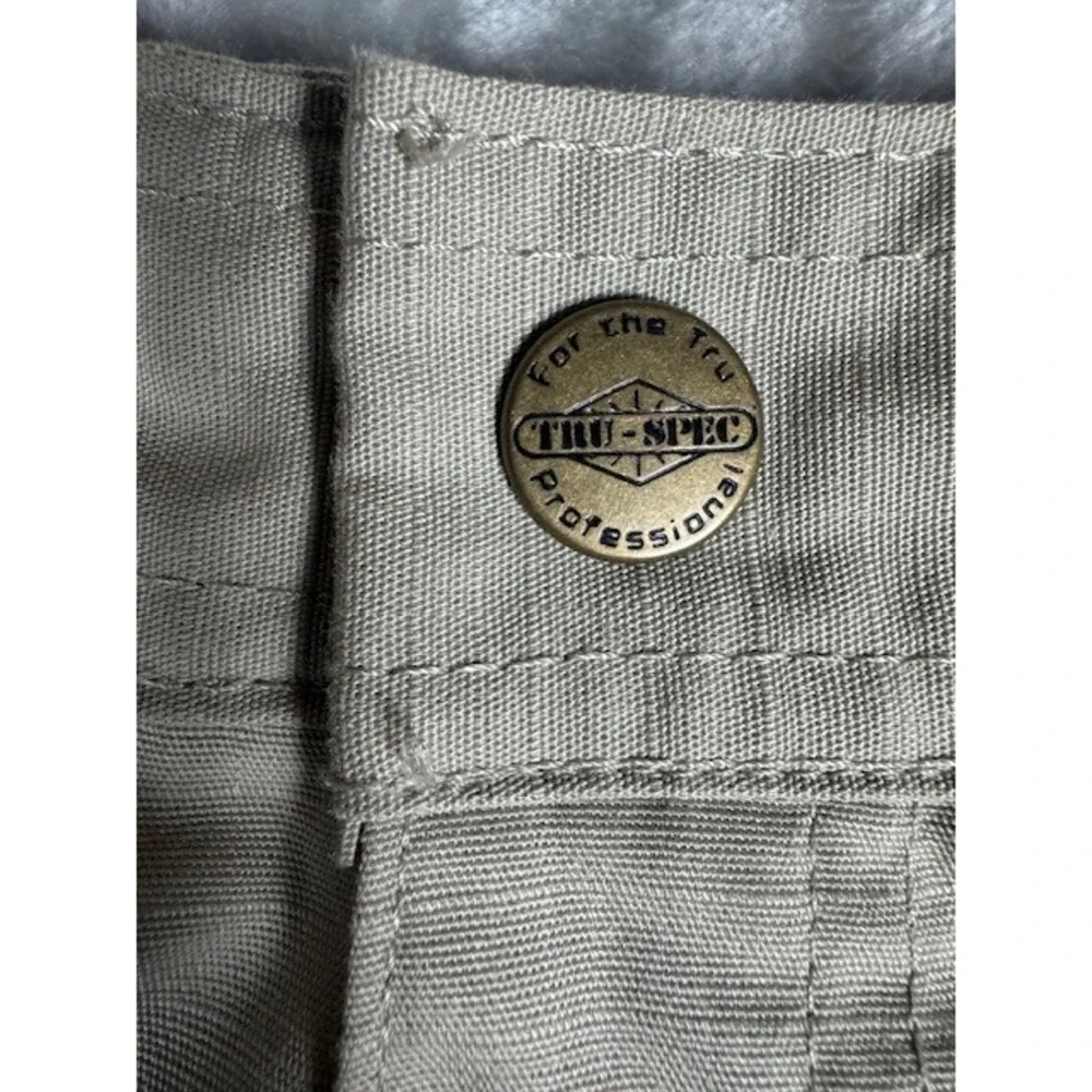 TRU-SPEC Cargo Pants Mens 34x34 Khaki Tan Ripstop Tactical Utility Workwear